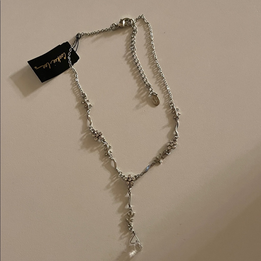 Cookie Lee genuine crystal choker necklace. New with tag.